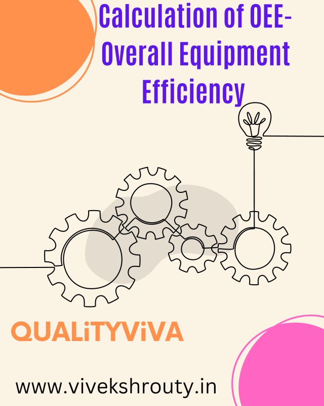 Calculation Of OEE- Overall Equipment Efficiency